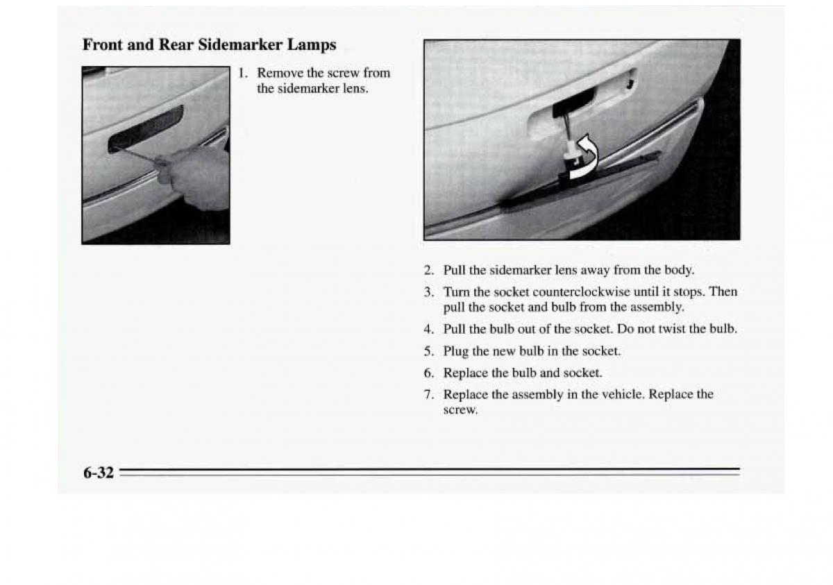 Chevrolet Monte Carlo V 5 owners manual / page 226