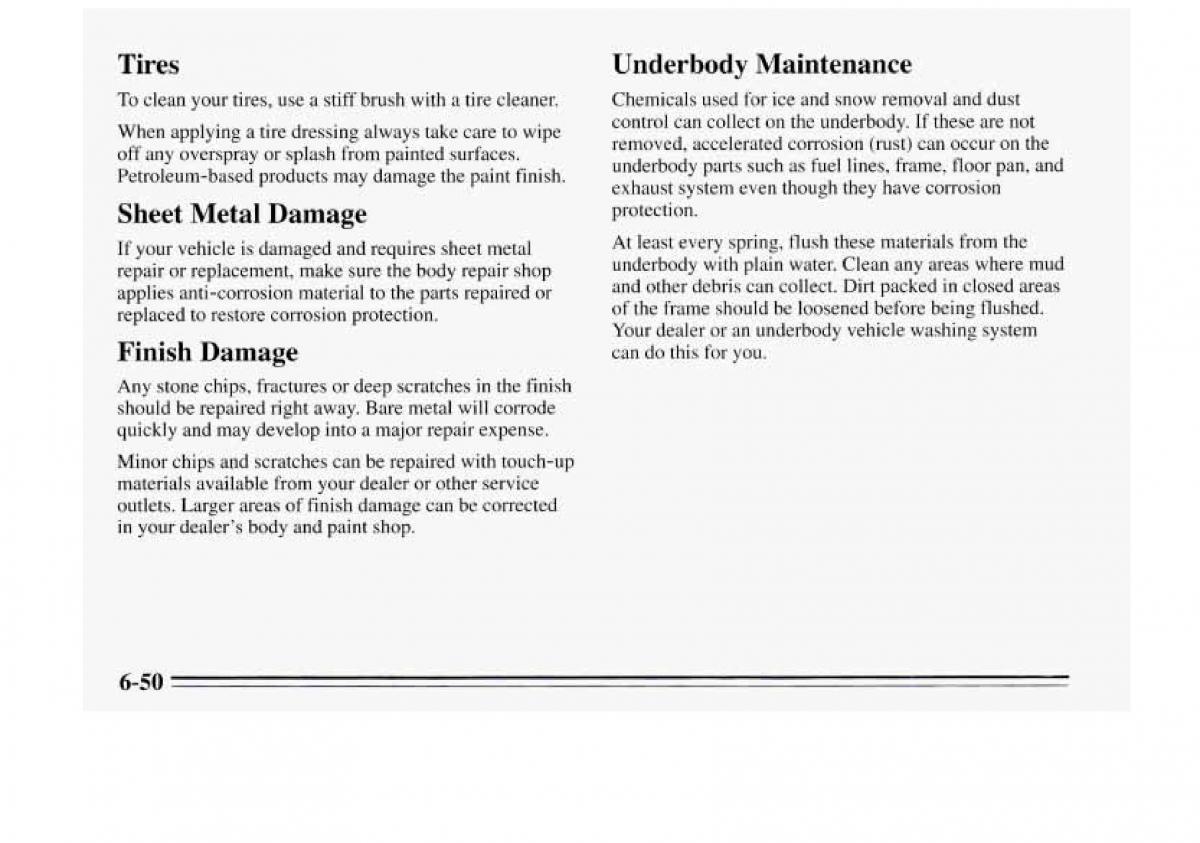 Chevrolet Monte Carlo V 5 owners manual / page 244