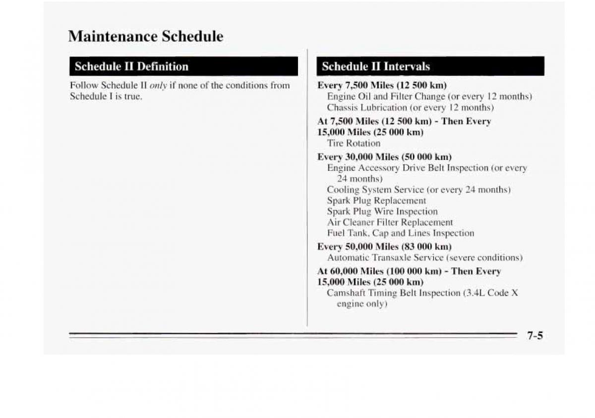 Chevrolet Monte Carlo V 5 owners manual / page 263