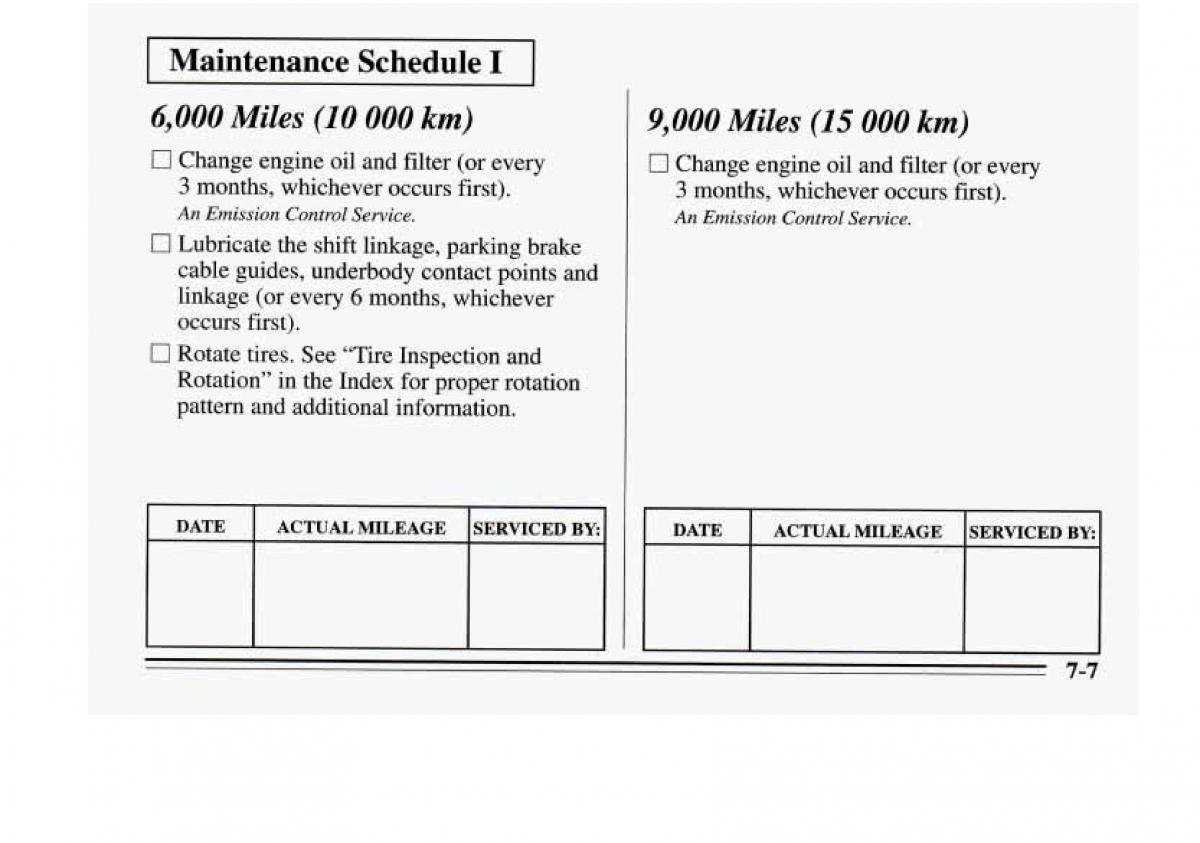 Chevrolet Monte Carlo V 5 owners manual / page 265