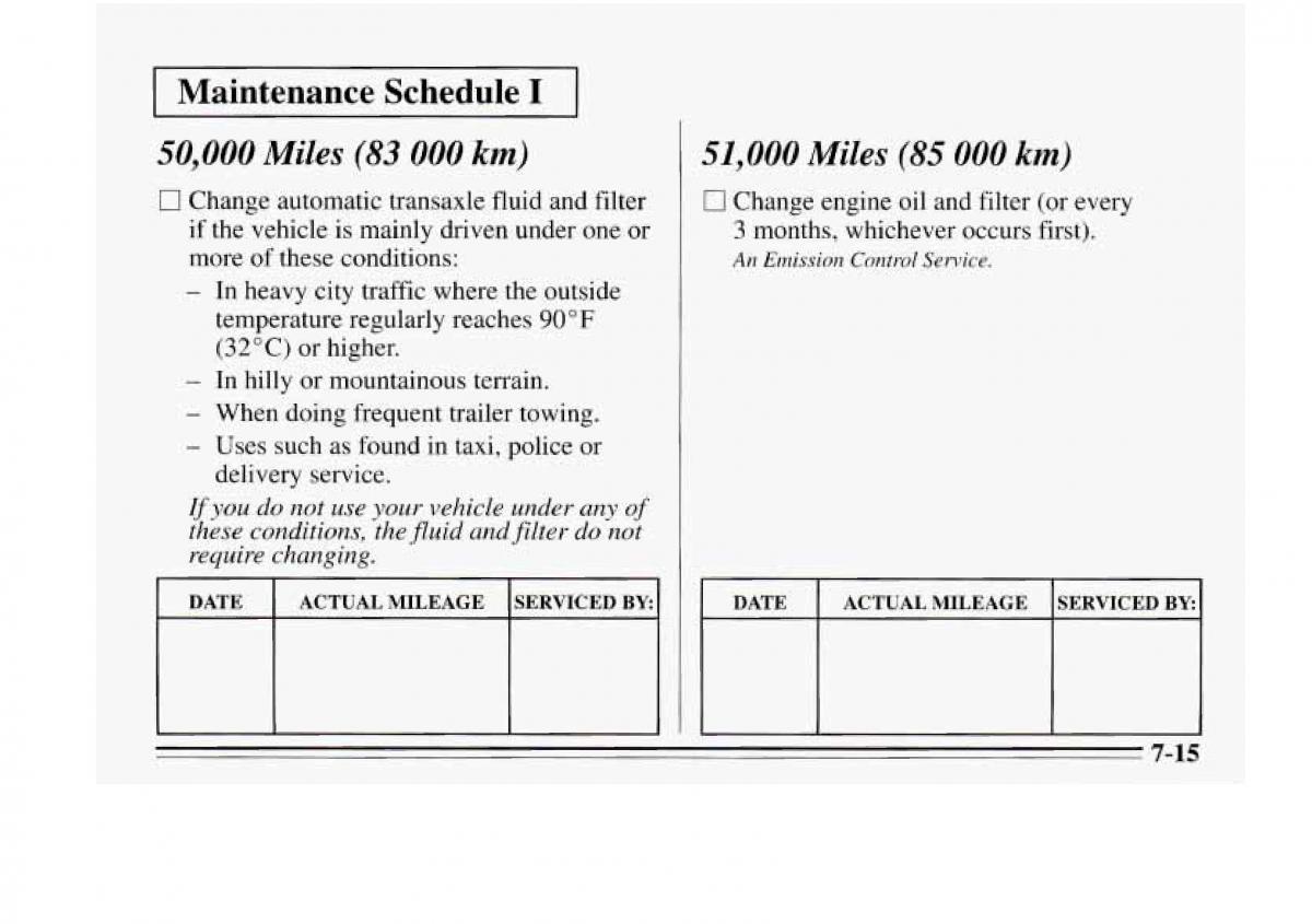 Chevrolet Monte Carlo V 5 owners manual / page 273