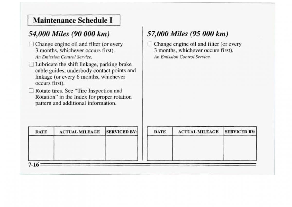 Chevrolet Monte Carlo V 5 owners manual / page 274