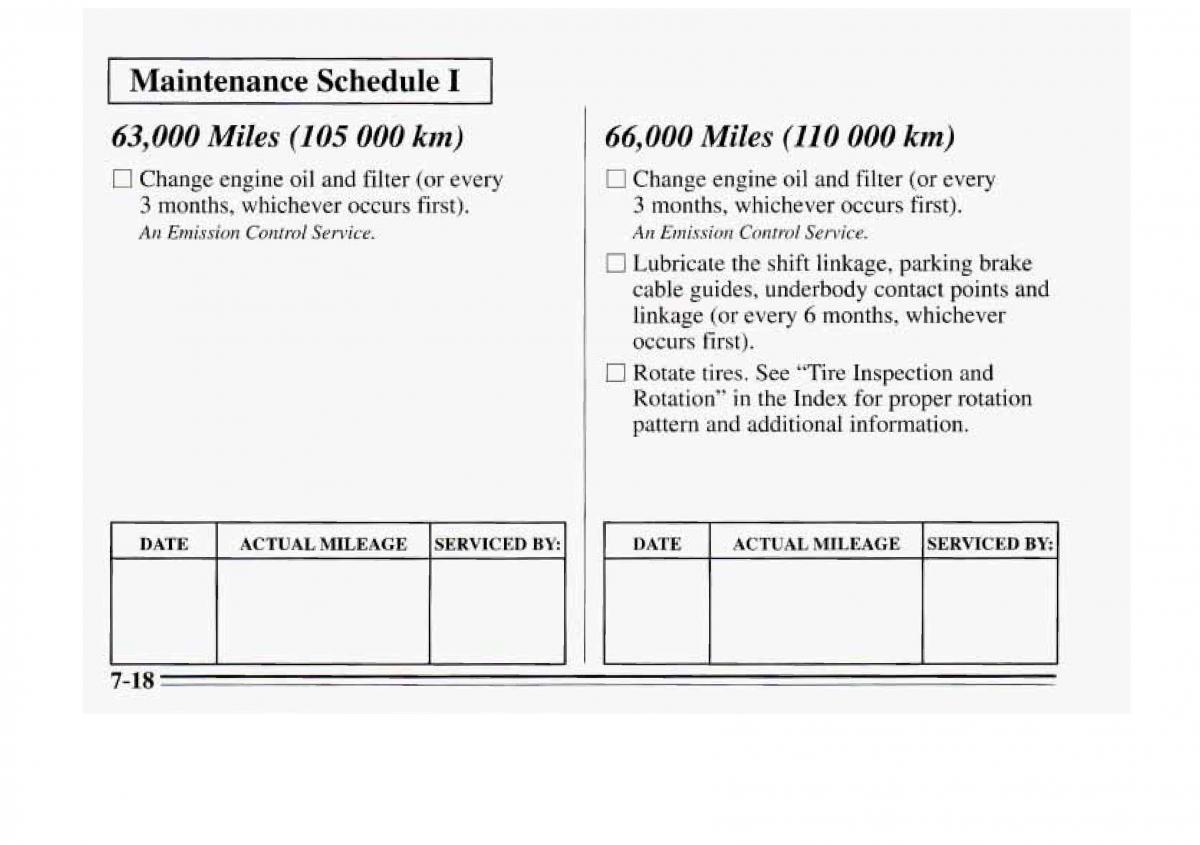 Chevrolet Monte Carlo V 5 owners manual / page 276