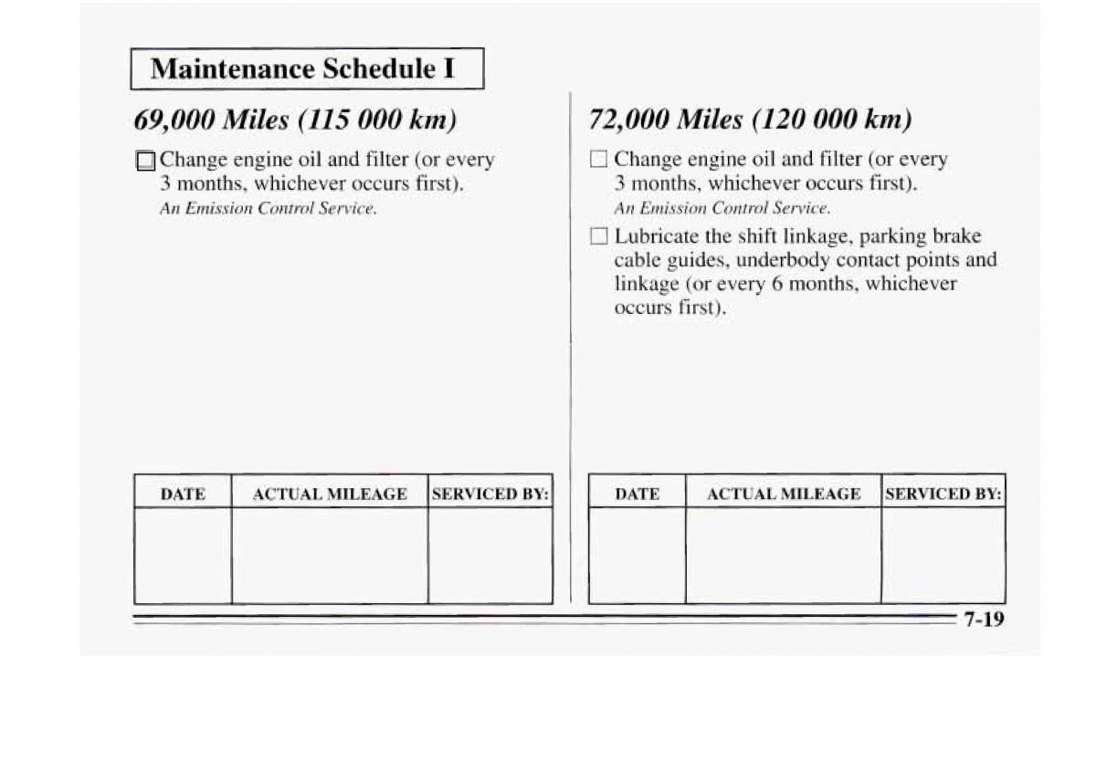 Chevrolet Monte Carlo V 5 owners manual / page 277