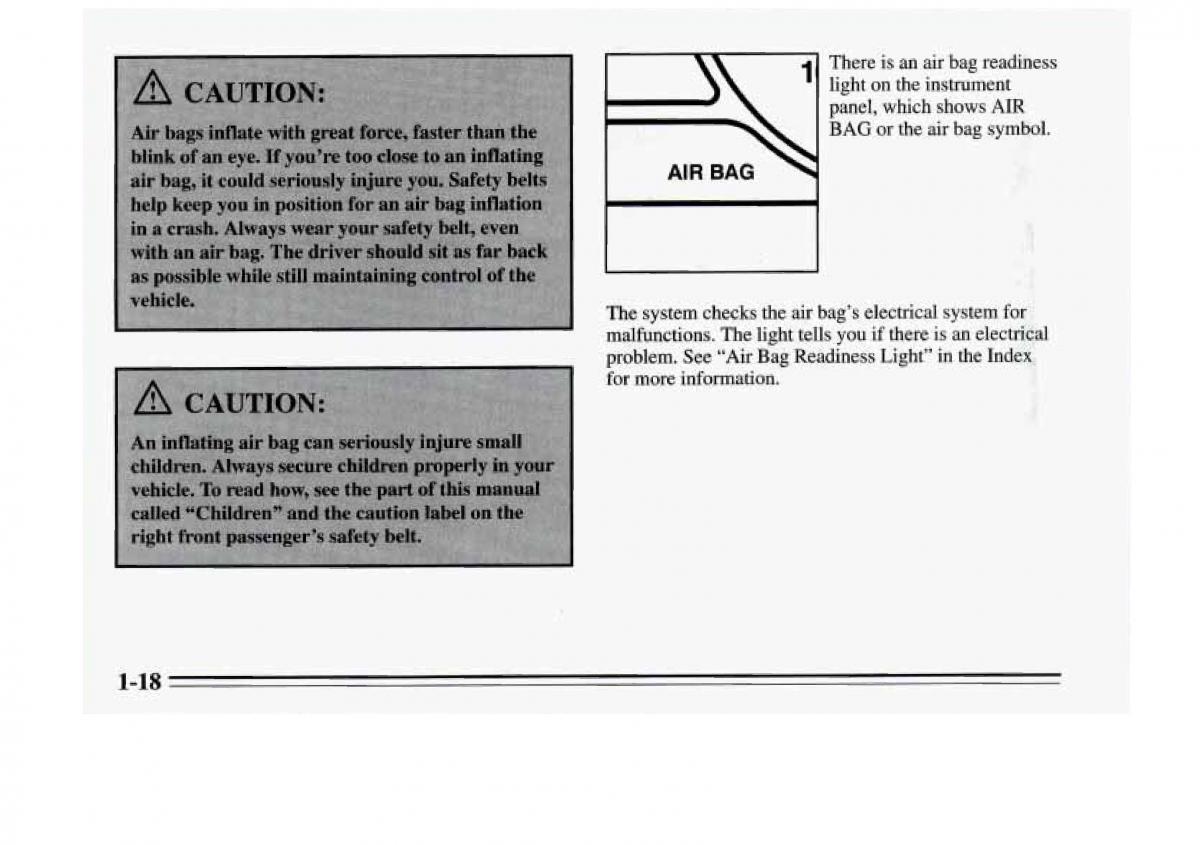 Chevrolet Monte Carlo V 5 owners manual / page 28