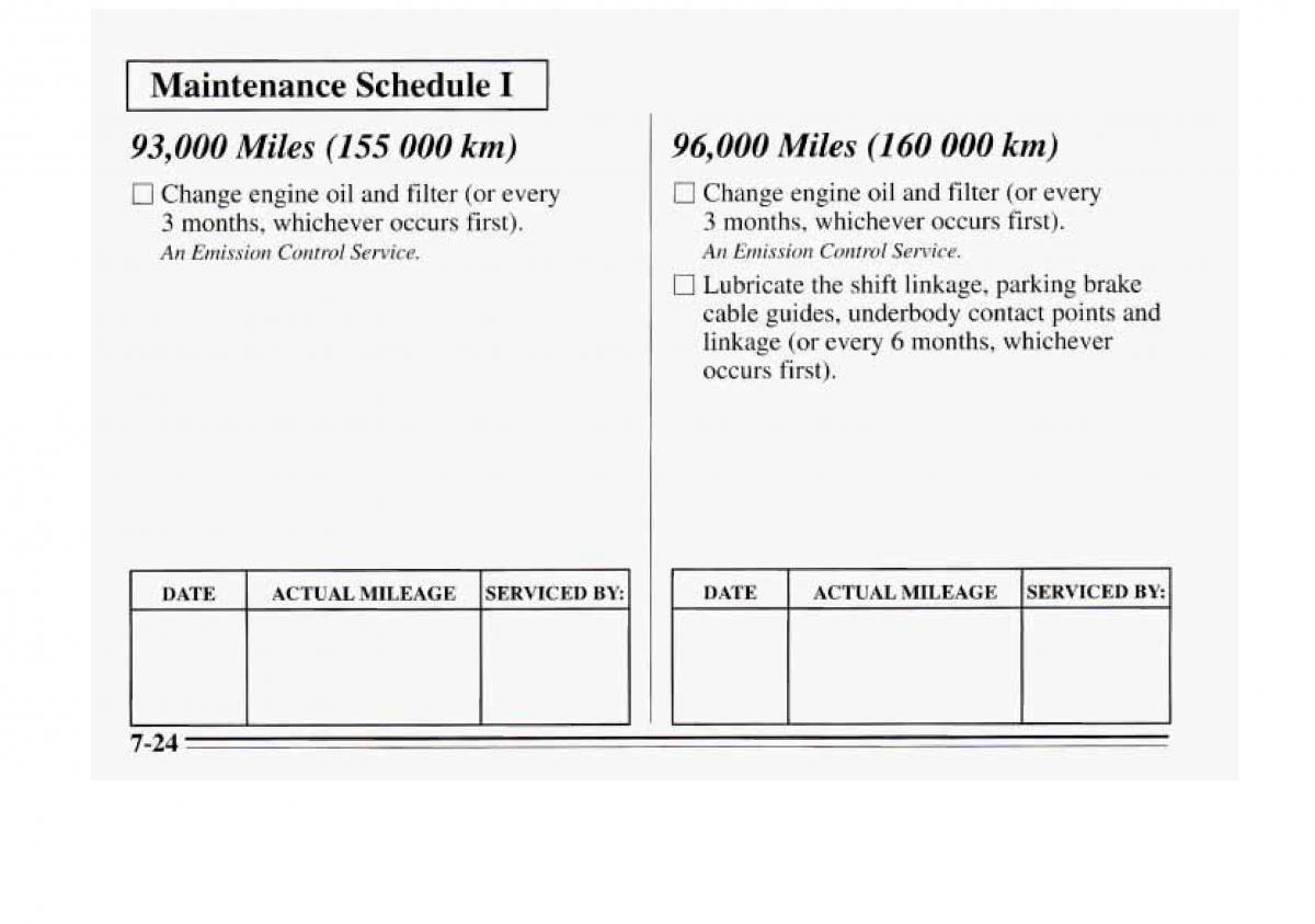 Chevrolet Monte Carlo V 5 owners manual / page 282