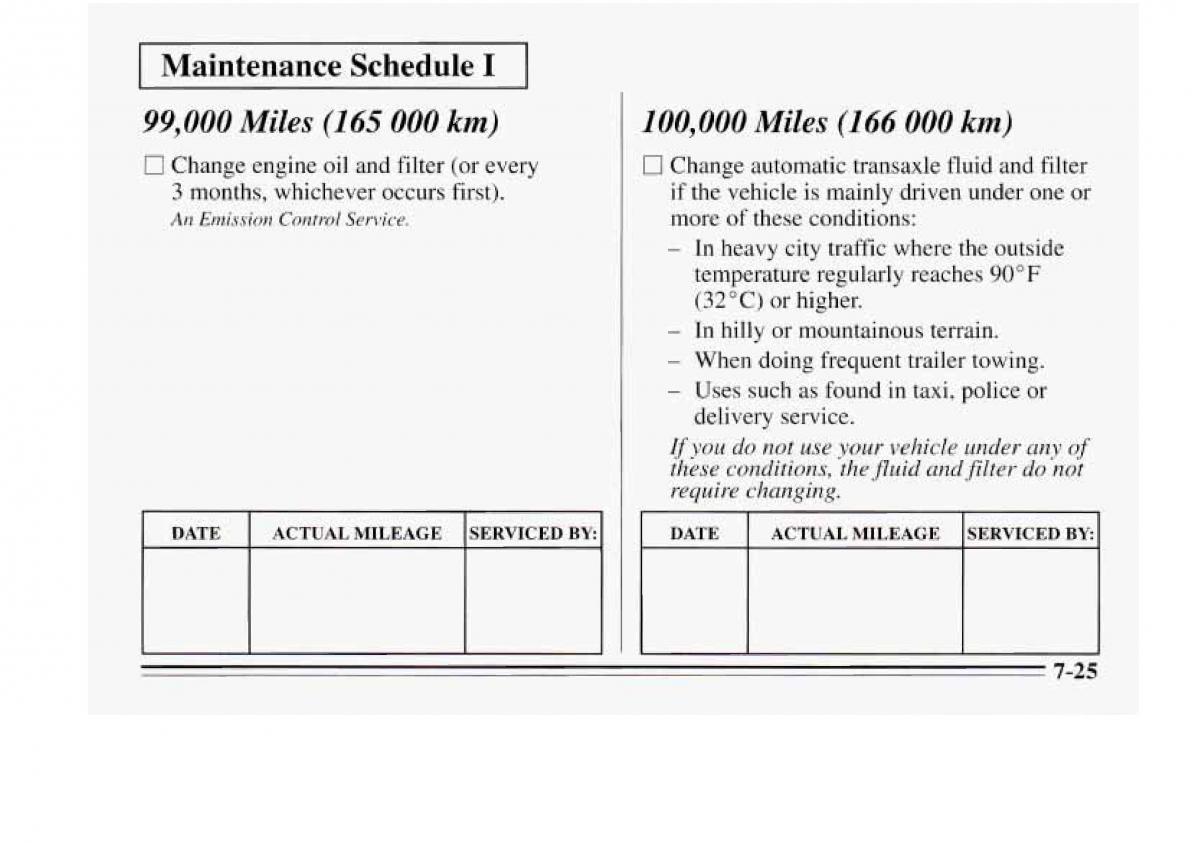 Chevrolet Monte Carlo V 5 owners manual / page 283