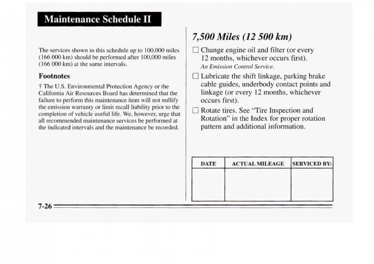 Chevrolet Monte Carlo V 5 owners manual / page 284