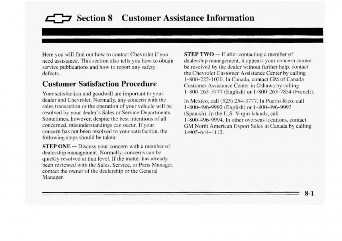 Chevrolet Monte Carlo V 5 owners manual / page 303