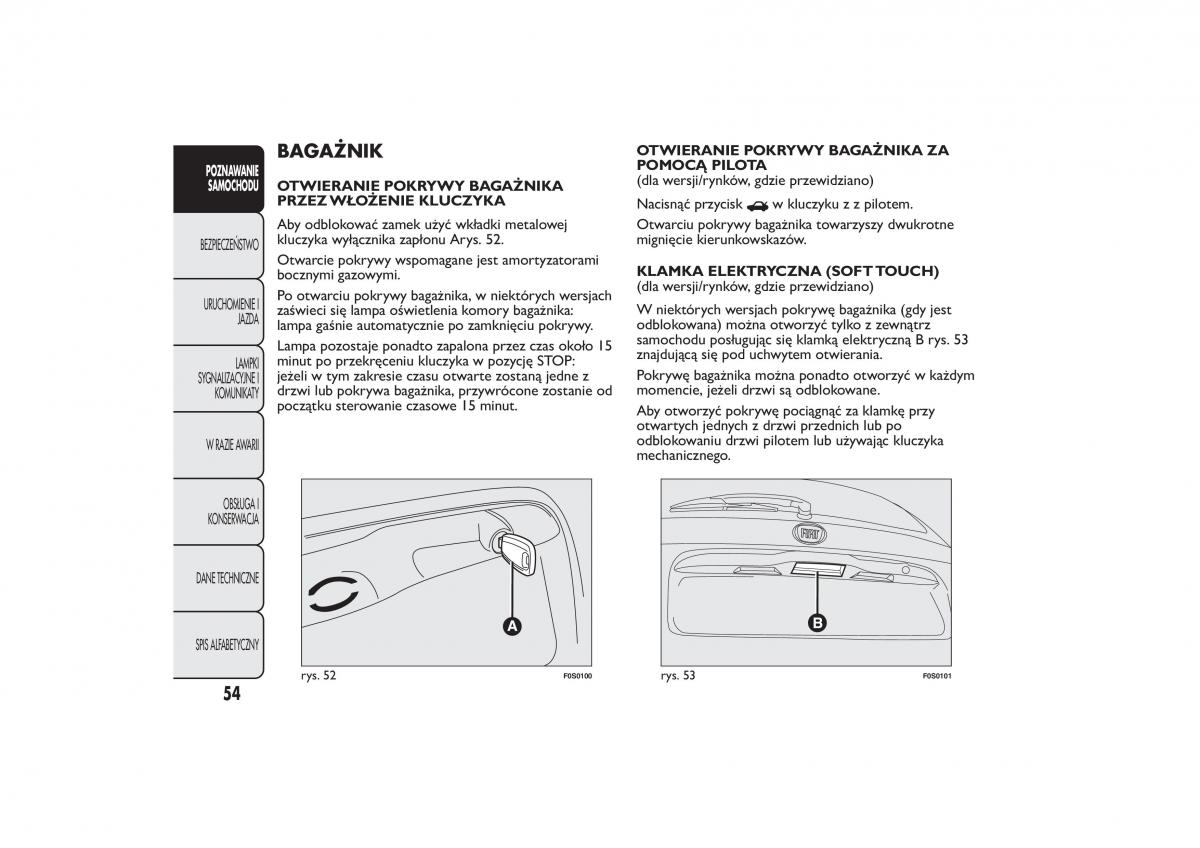 manual  Fiat 500 instrukcja / page 57