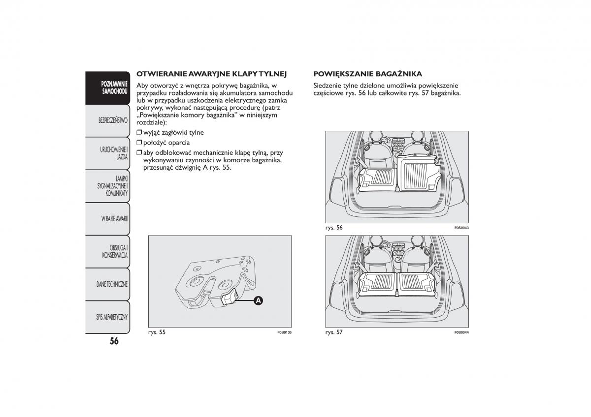 manual  Fiat 500 instrukcja / page 59