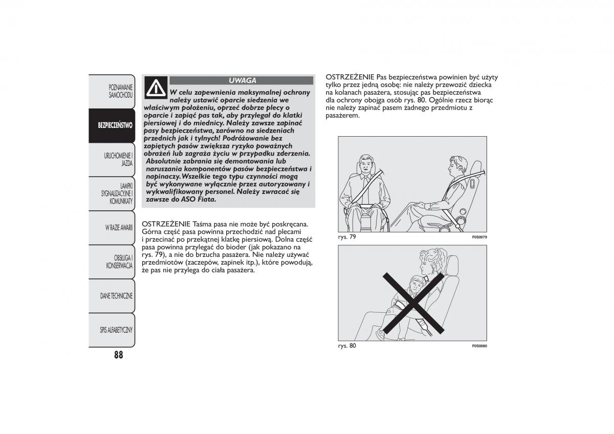 manual  Fiat 500 instrukcja / page 91