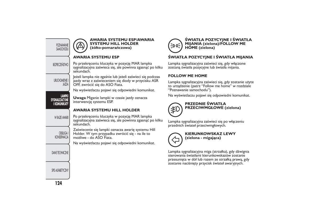 manual  Fiat 500 instrukcja / page 127