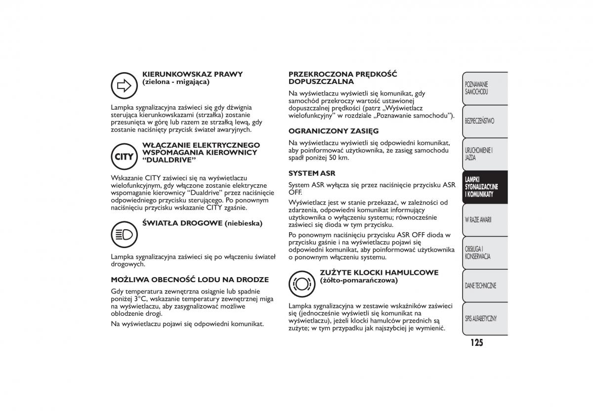 manual  Fiat 500 instrukcja / page 128