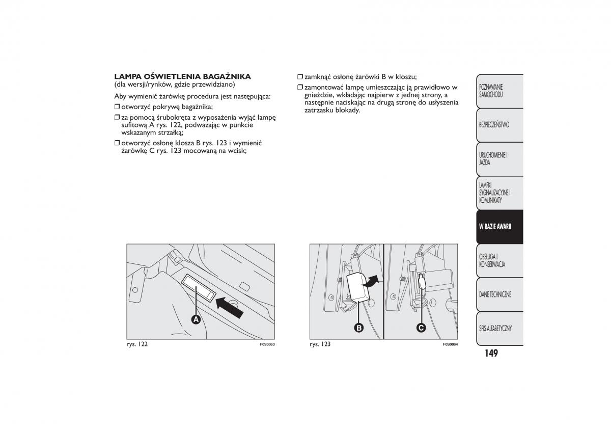 Fiat 500 instrukcja obslugi / page 152