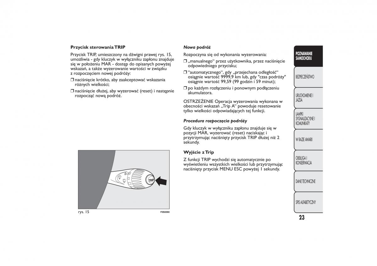 manual  Fiat 500 instrukcja / page 26