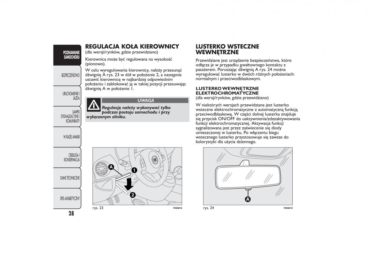 manual  Fiat 500 instrukcja / page 31