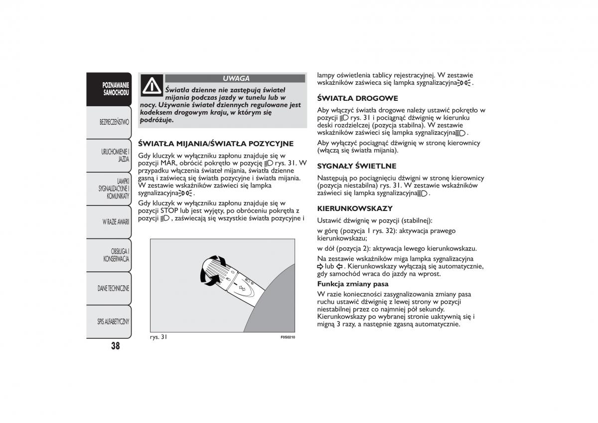 manual  Fiat 500 instrukcja / page 41