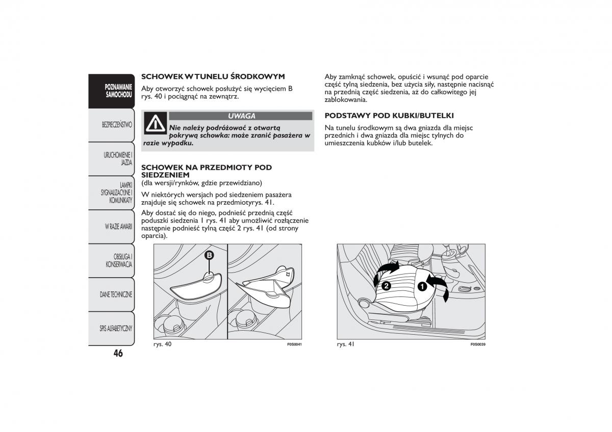 manual  Fiat 500 instrukcja / page 49