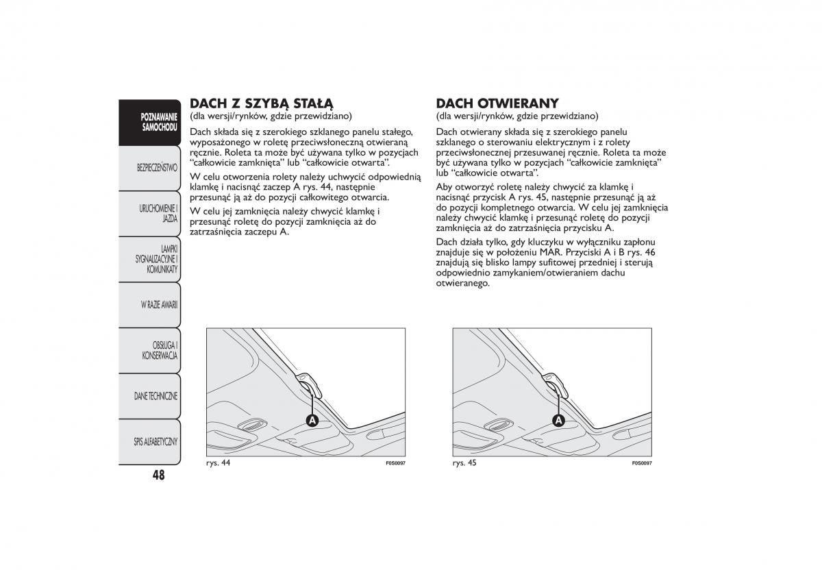 manual  Fiat 500 instrukcja / page 51