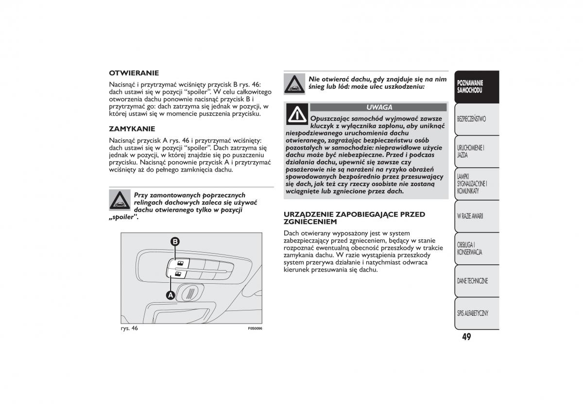Fiat 500 instrukcja obslugi / page 52