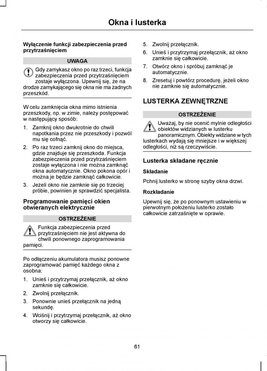 Ford Kuga I 1 instrukcja obslugi / page 63