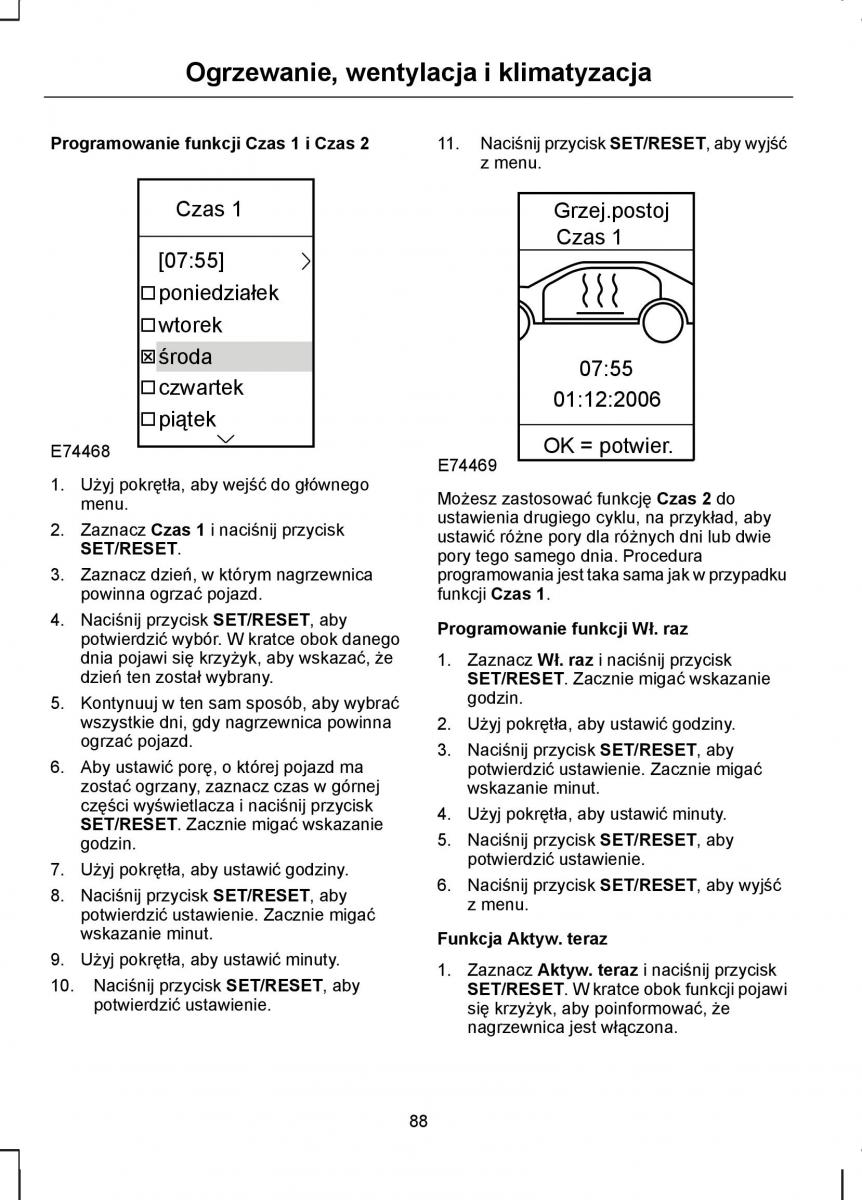 Ford Kuga I 1 instrukcja obslugi / page 90