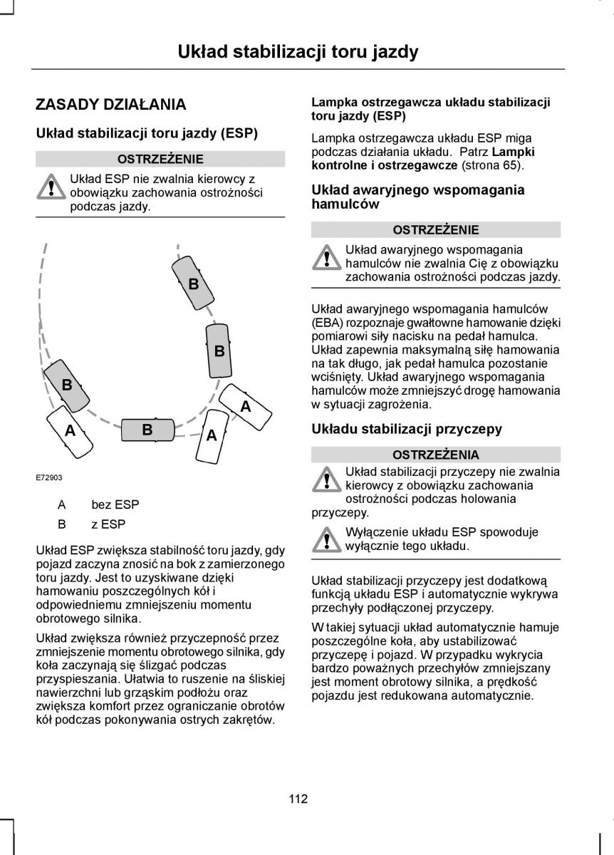 Ford Kuga I 1 instrukcja obslugi / page 114