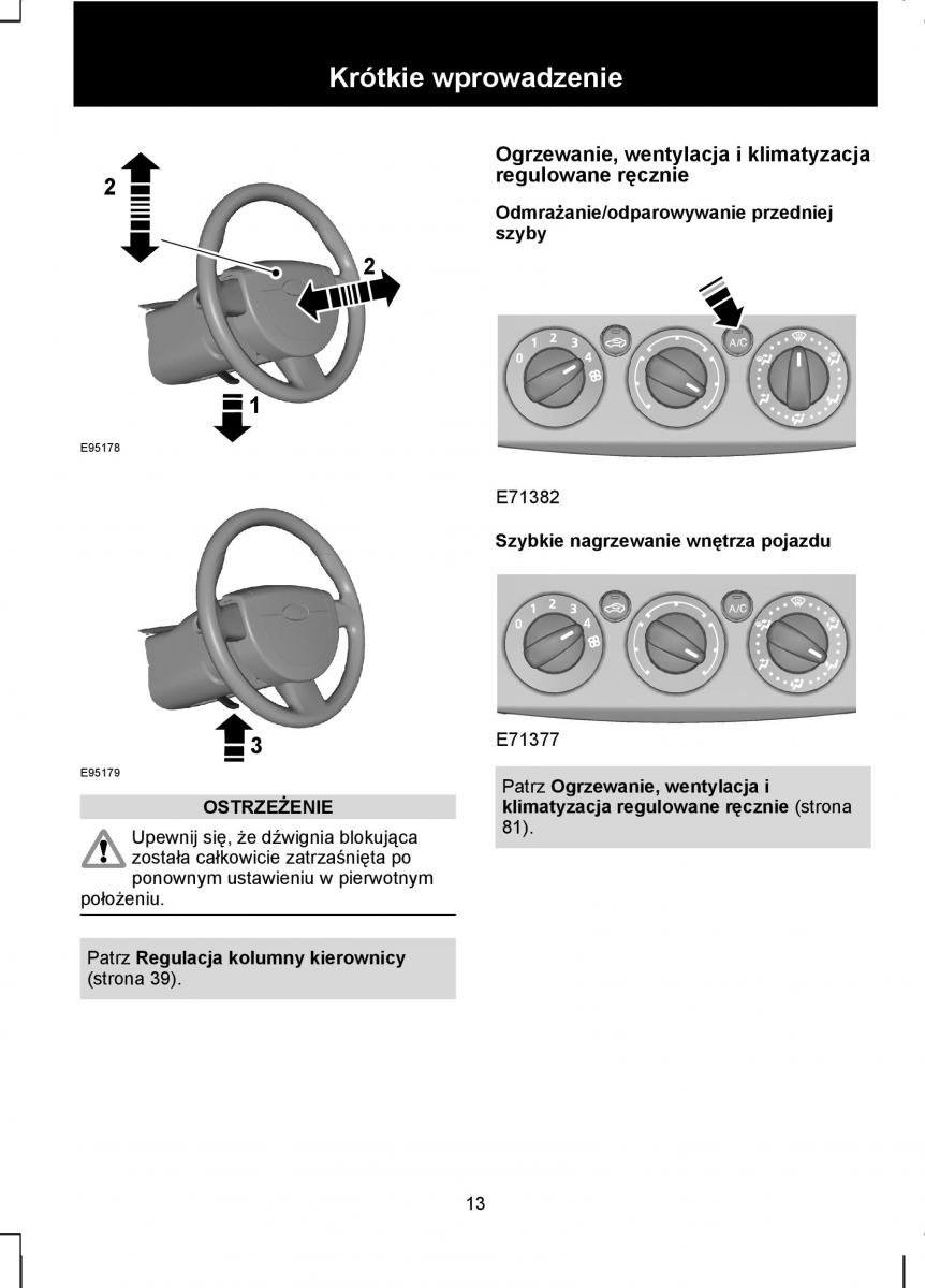 Ford Kuga I 1 instrukcja obslugi / page 15