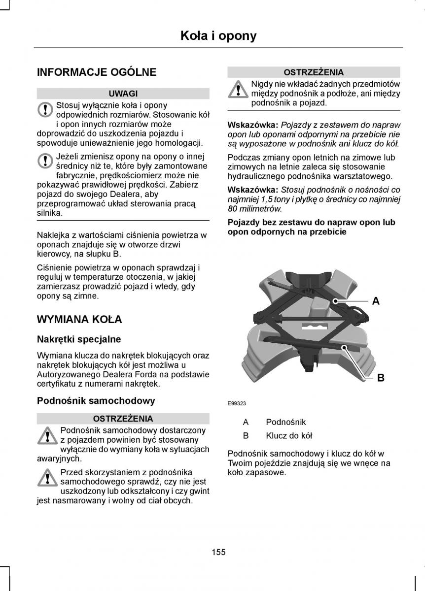 Ford Kuga I 1 instrukcja obslugi / page 157