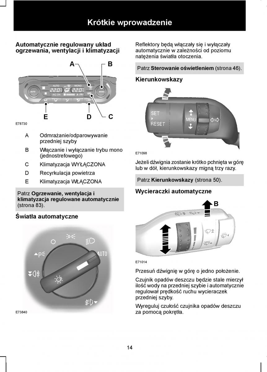 Ford Kuga I 1 instrukcja obslugi / page 16