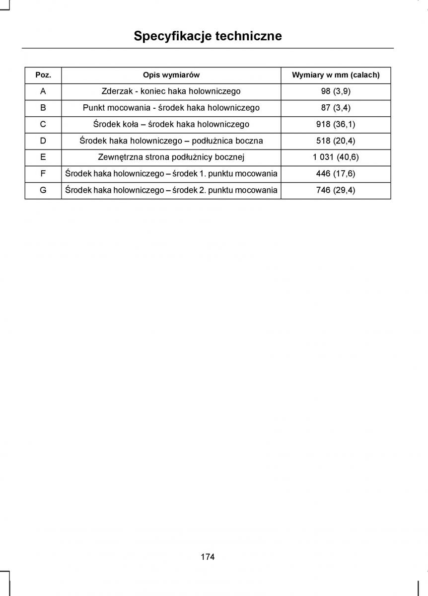 Ford Kuga I 1 instrukcja obslugi / page 176