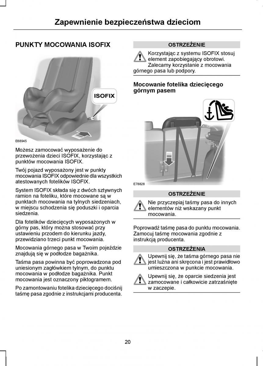 Ford Kuga I 1 instrukcja obslugi / page 22