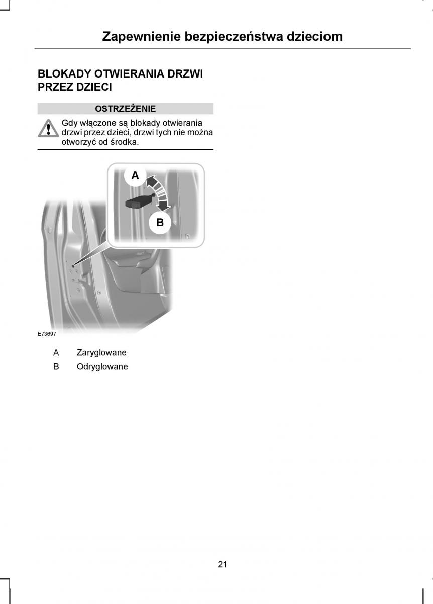 Ford Kuga I 1 instrukcja obslugi / page 23