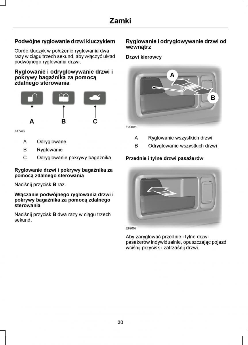 Ford Kuga I 1 instrukcja obslugi / page 32