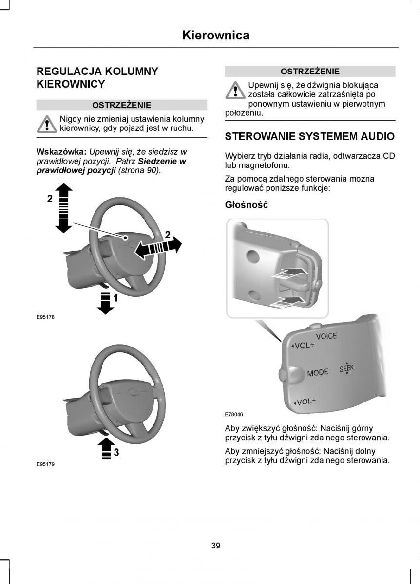 Ford Kuga I 1 instrukcja obslugi / page 41