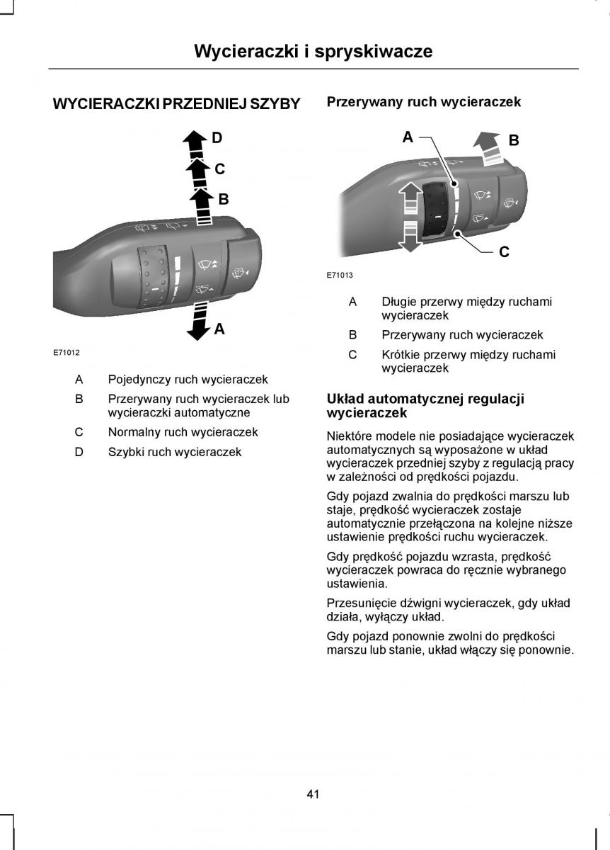 Ford Kuga I 1 instrukcja obslugi / page 43