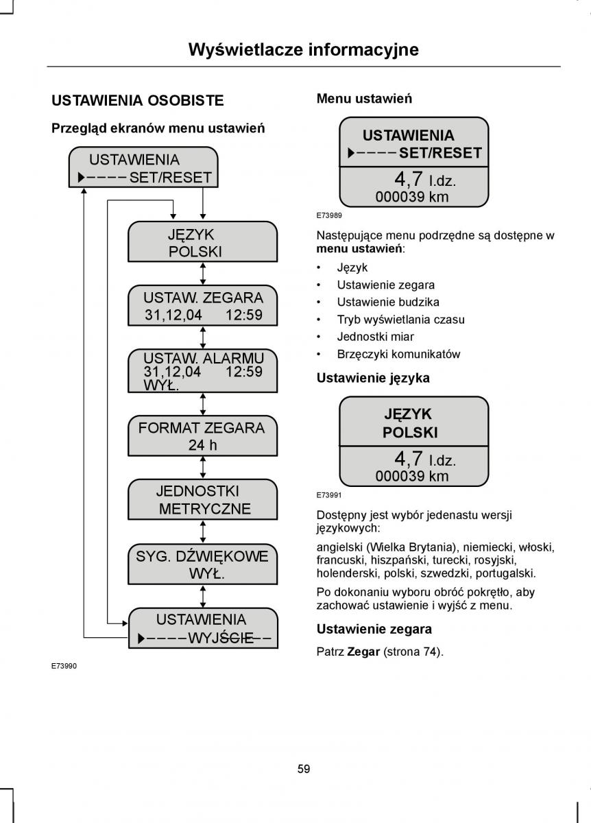 manual  Ford Transit VII 7 instrukcja / page 61