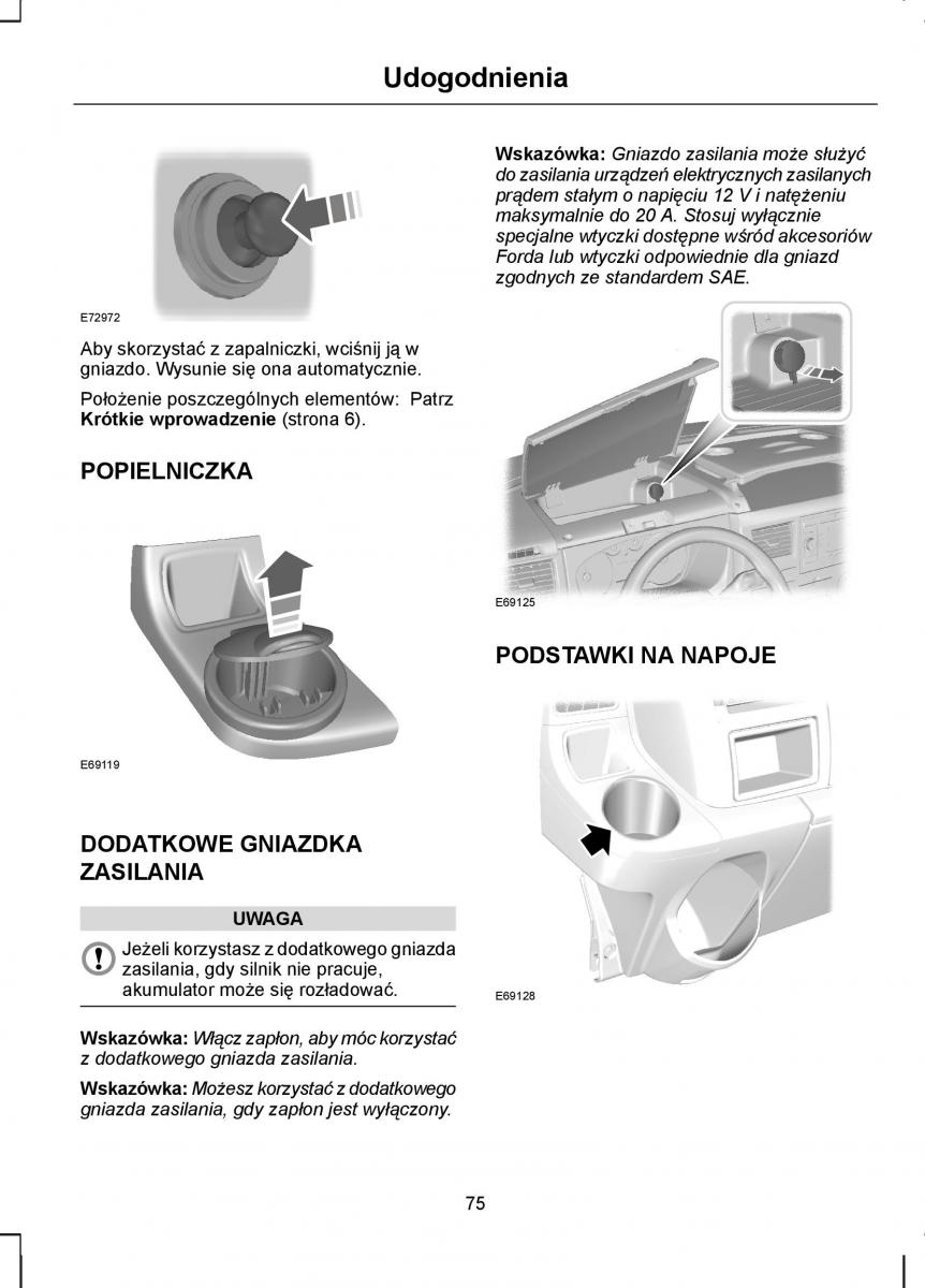 manual  Ford Transit VII 7 instrukcja / page 77