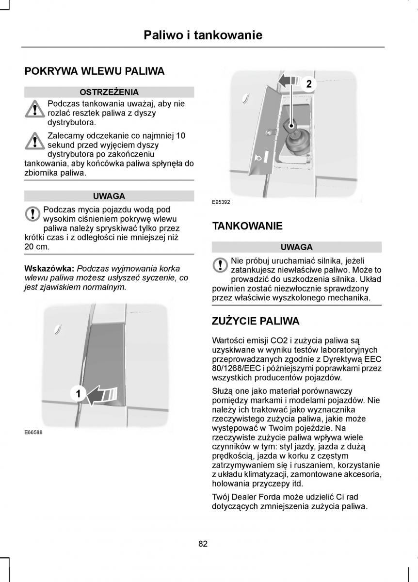 manual  Ford Transit VII 7 instrukcja / page 84