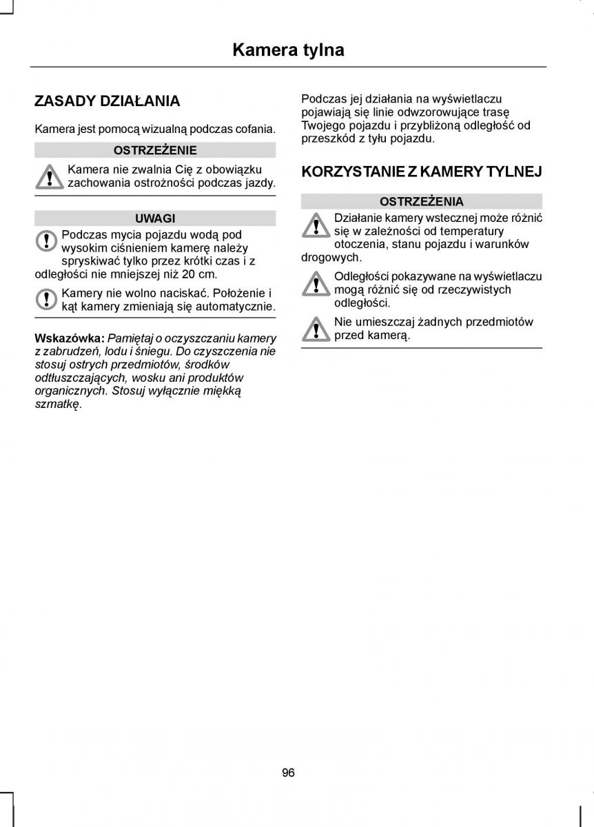 manual  Ford Transit VII 7 instrukcja / page 98