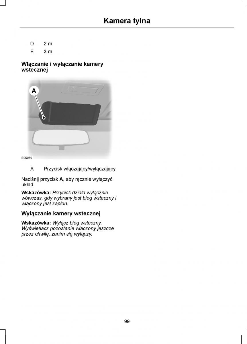 Ford Transit VII 7 instrukcja obslugi / page 101