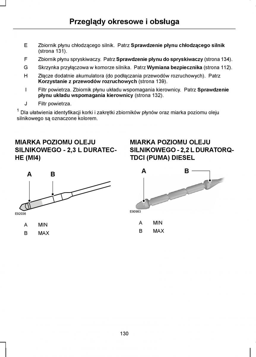 manual  Ford Transit VII 7 instrukcja / page 132