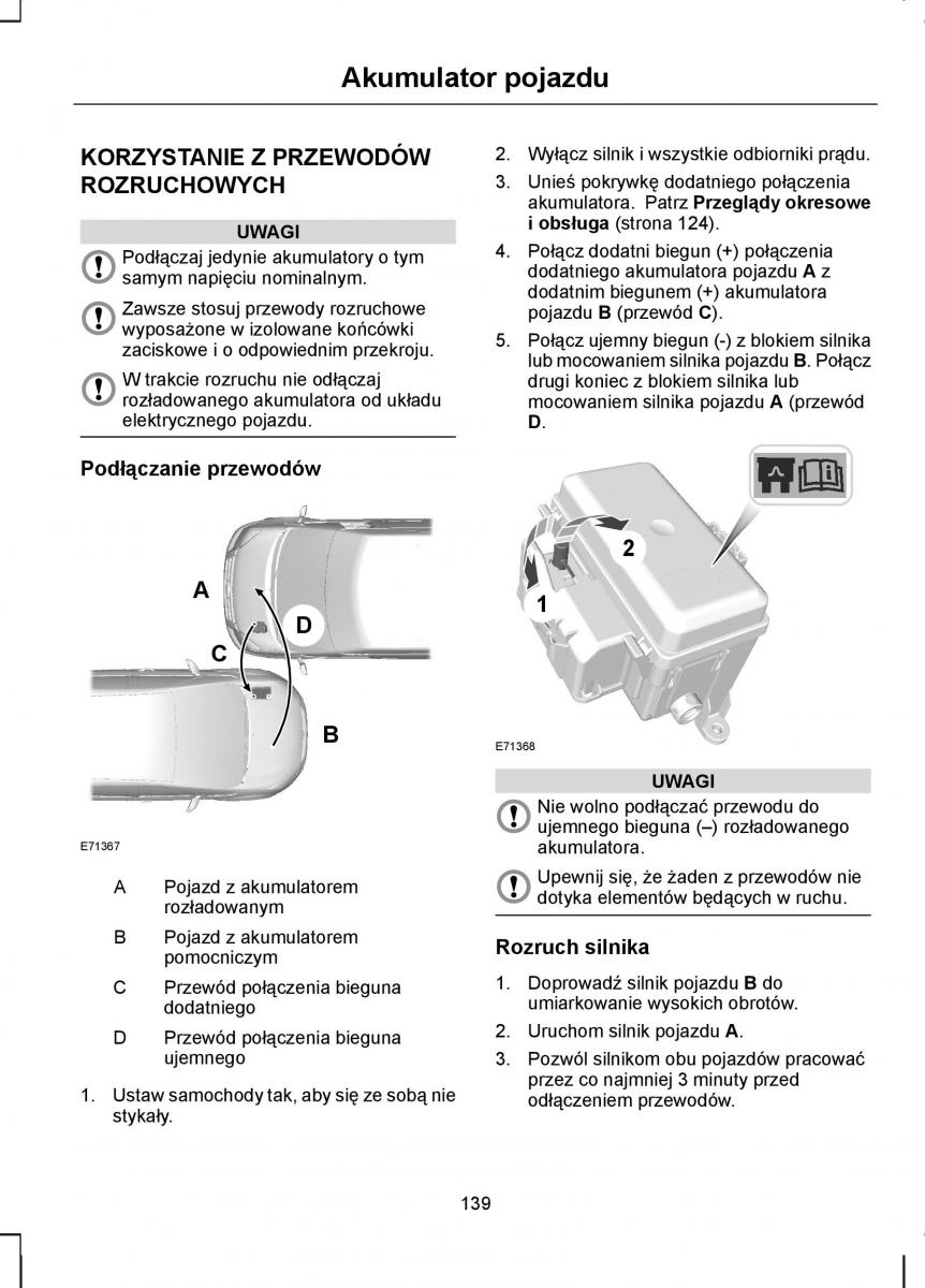 manual  Ford Transit VII 7 instrukcja / page 141