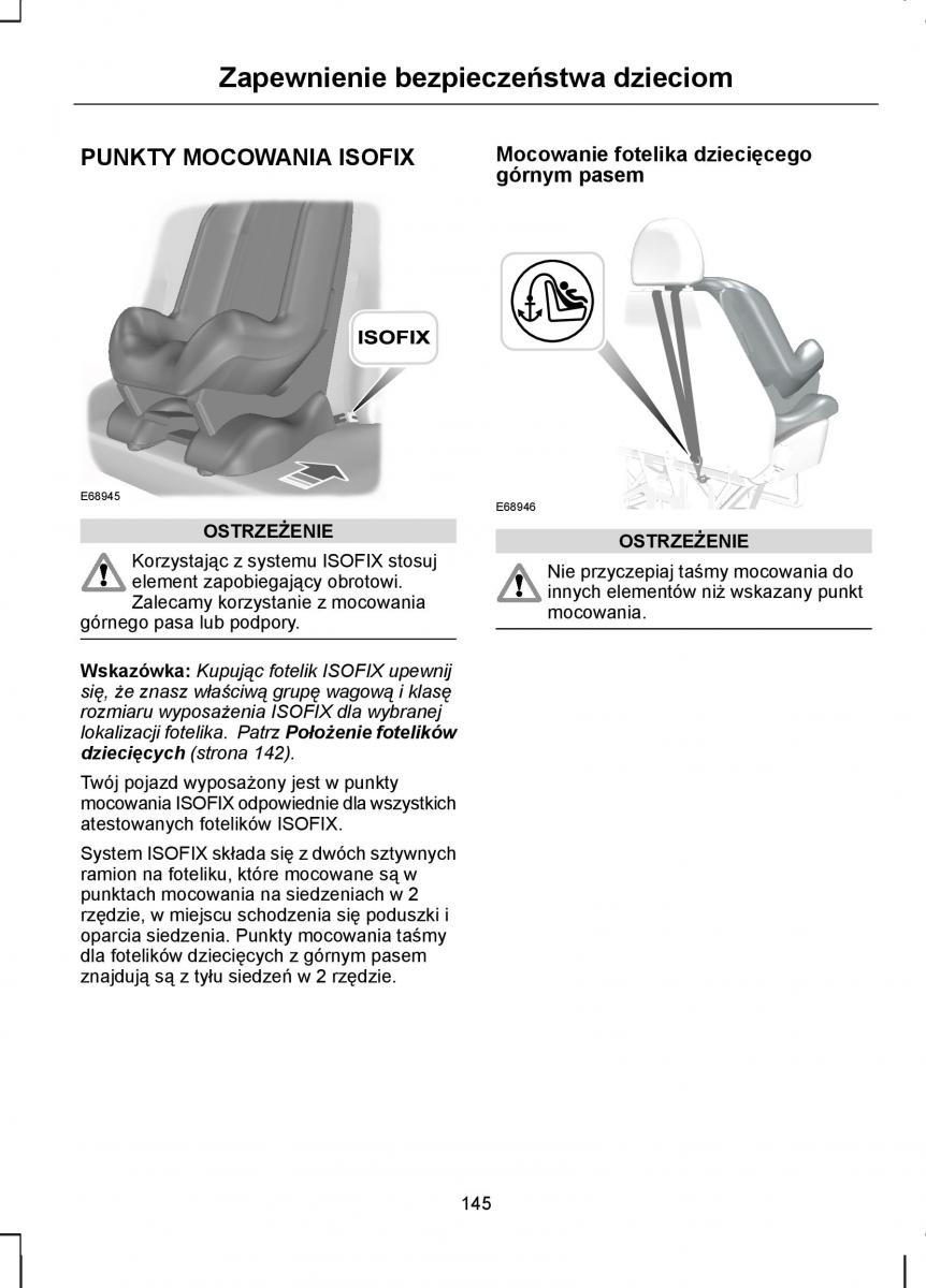 manual  Ford Transit VII 7 instrukcja / page 147