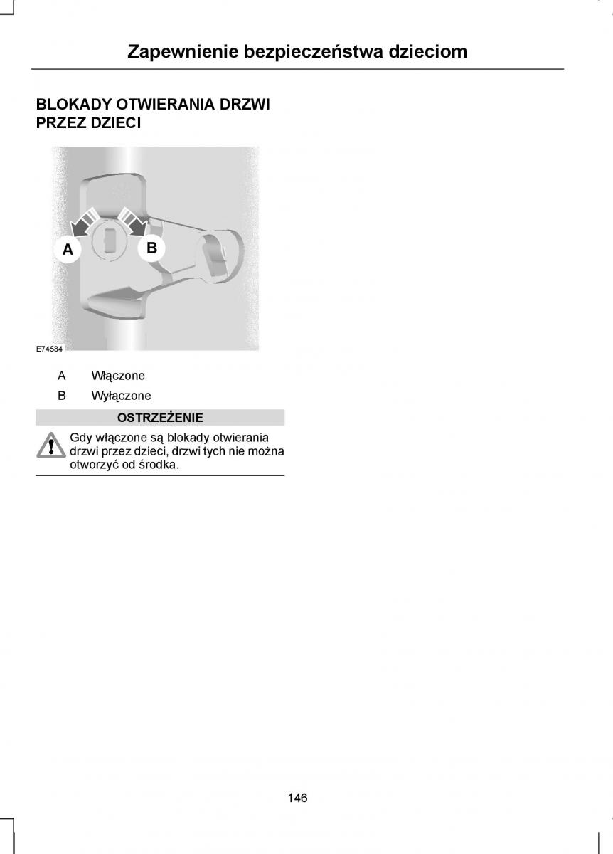 Ford Transit VII 7 instrukcja obslugi / page 148