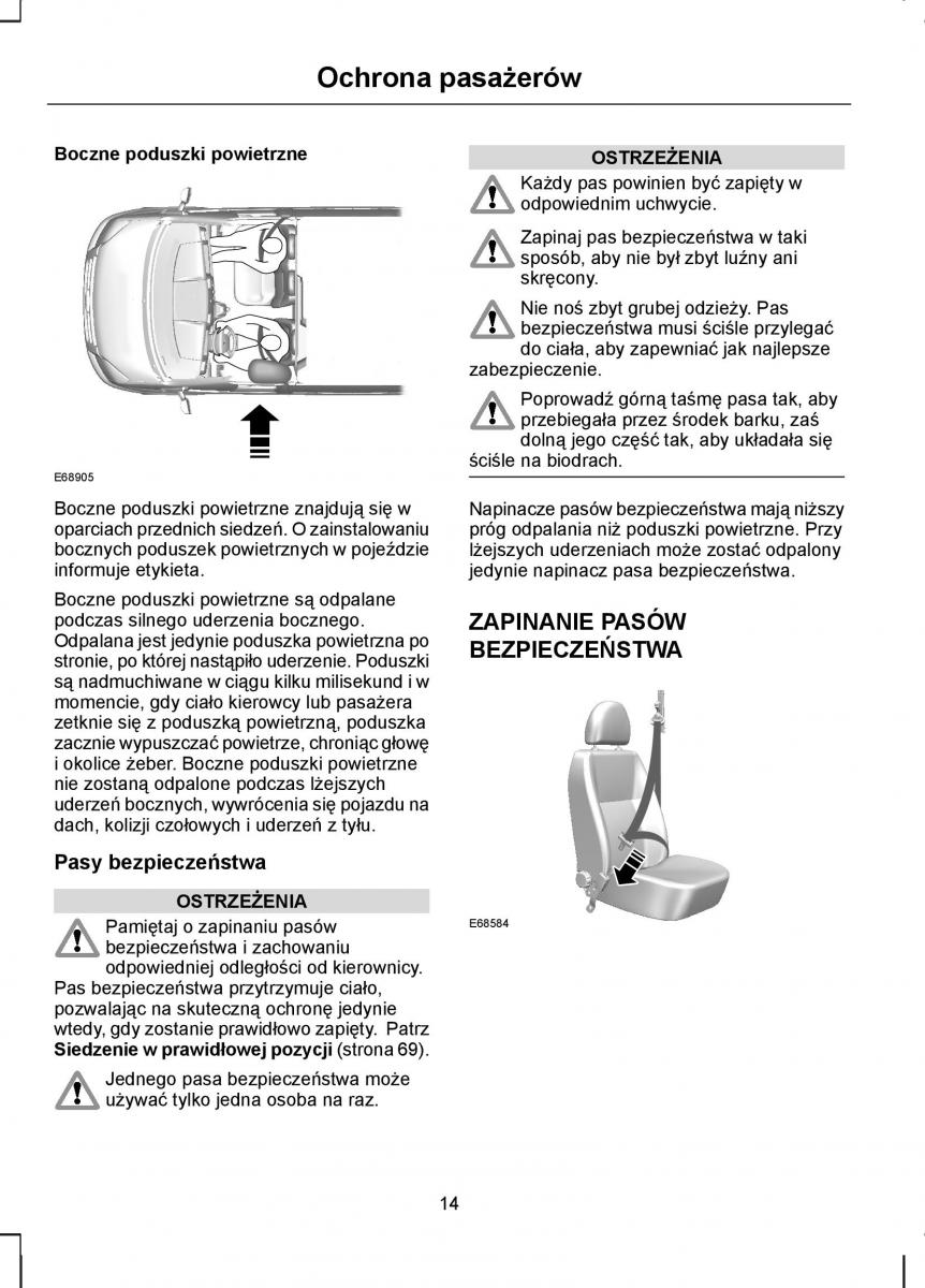 manual  Ford Transit VII 7 instrukcja / page 16