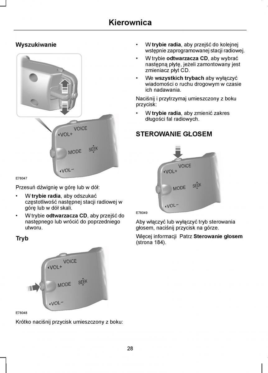 Ford Transit VII 7 instrukcja obslugi / page 30