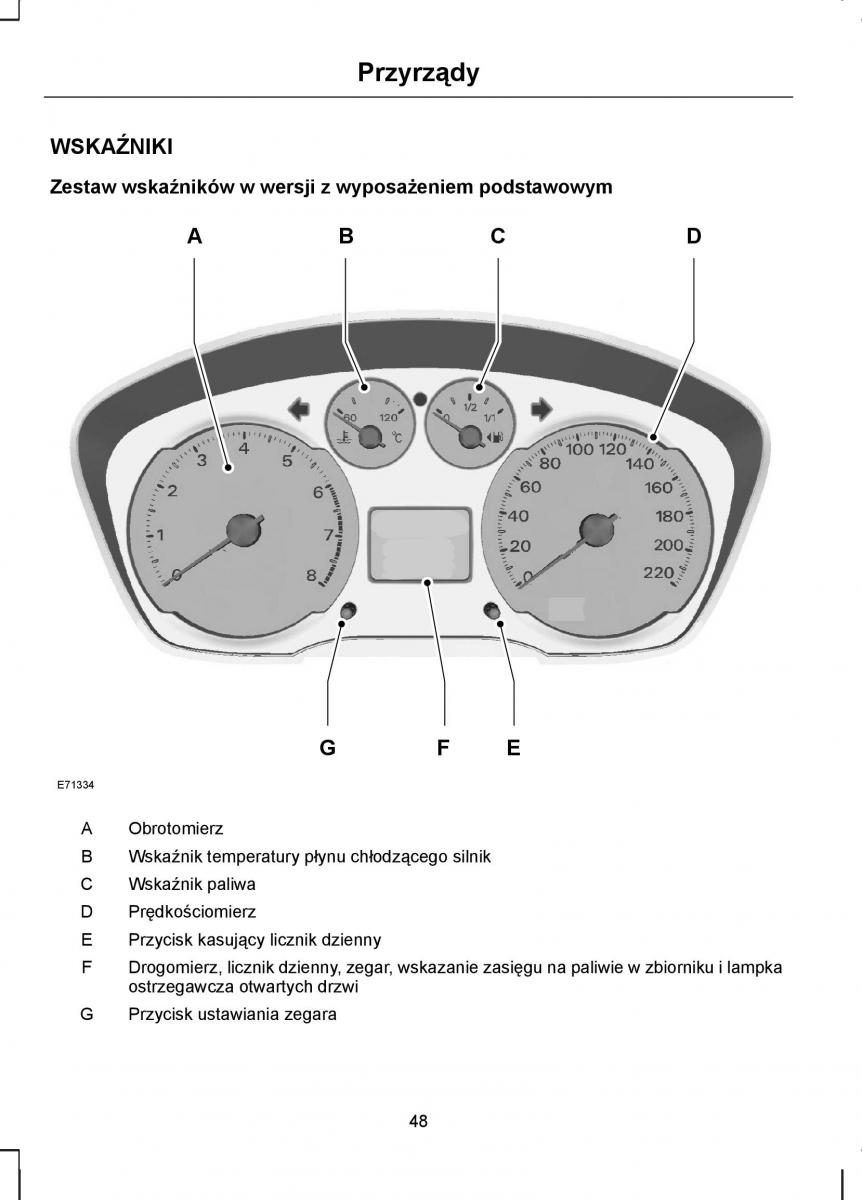 manual  Ford Transit VII 7 instrukcja / page 50