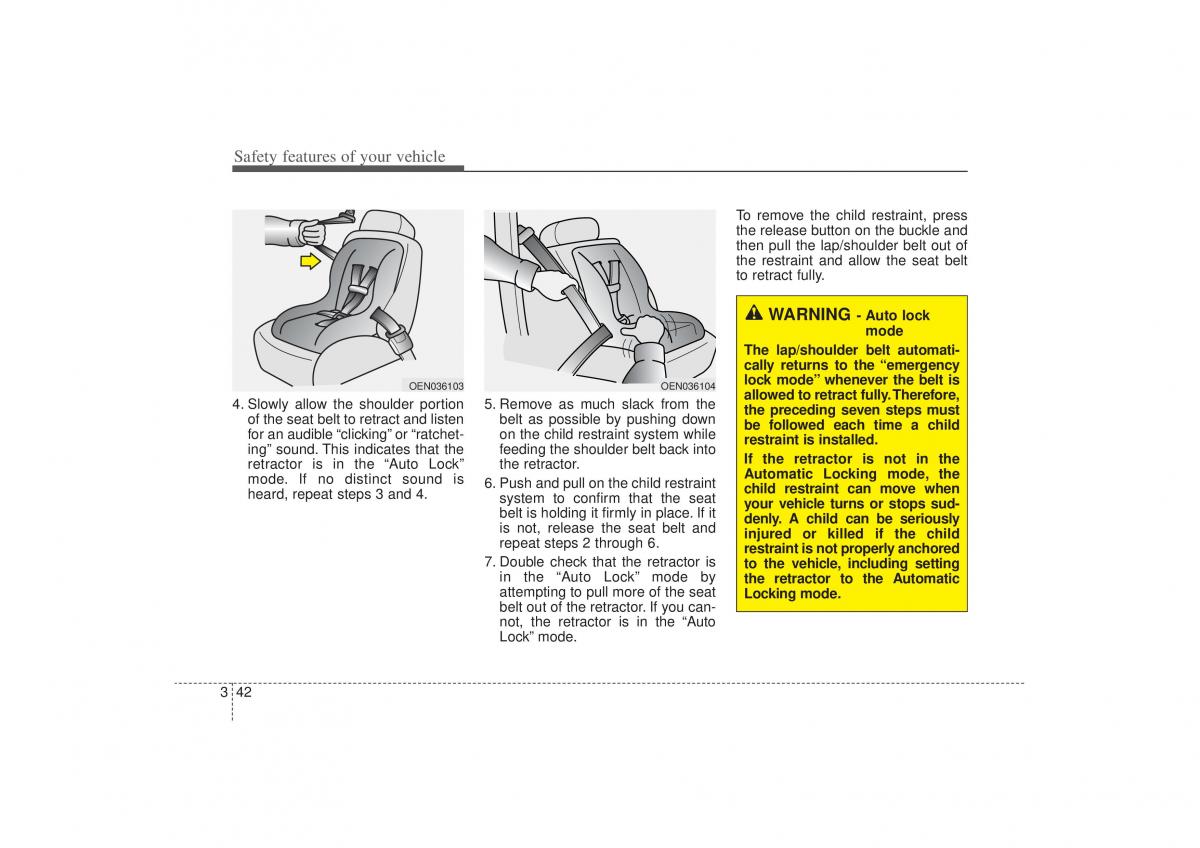 Kia Sorento II 2 owners manual / page 56